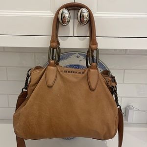 Liebeskind Vintage Rustic Brown Leather Crossbody/Sachel Bag—Gorgeous Leather!!